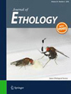JOURNAL OF ETHOLOGY雜志封面